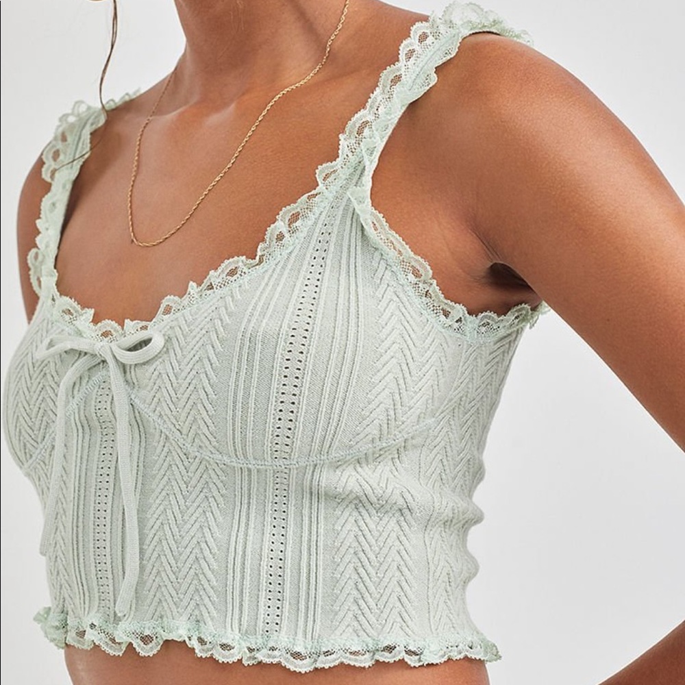 For Love & Lemons Lace tank